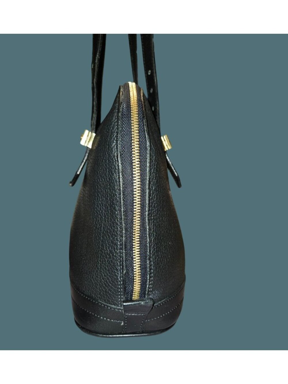 Dooney & Bourke Vtg. All Weather Leather Dome Metro Satchel Shoulder Bag - USA - Picture 4 of 16